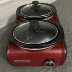 Crock-pot Hook Up SCCPMD1-R Modular Entertaining System Slow Cooker Red. Fixed Price $37.83.