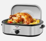 Vevor Electric Roaster Oven 14QT Roasting Pan With Self-basting Lid. Fixed Price $59.99.