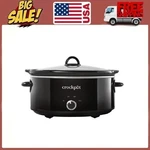 Crock-pot Manual 7-QUART Slow Cooker, Black. Fixed Price $37.97.