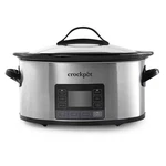 Crock-pot 6-QUART Programmable Slow Cooker, Digital Timer And Mytime Technology. Fixed Price $79.99.