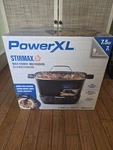 Powerxl Stirmax 7.5QT Digital Multi-cooker W/ 9 Cooking Pre-sets, Black New. Fixed Price $79.99.