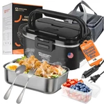 Annie & Mia Design Electric Lunch Box For Adults, 100W 1.8L Portable Food Warmer. Fixed Price $56.93.