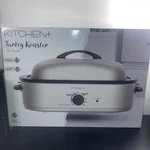 Kitchen+ 14QT 20LB Turkey Roaster& Defroster Ss Rack Removeable Pot New. Fixed Price $45.00.