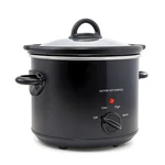 Elite Cuisine MST350 Qt Slow Cooker Black. Fixed Price $28.59.