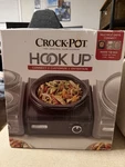 Crock Pot Hook Up Qt. Round Slow Cooker Connectable Unit SCCPMD2-CH New In Box. Fixed Price $49.99.