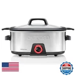 Chefman 6-QUART Slow Cooker Electric Countertop Cooking Stovetop Oven-safe. Fixed Price $84.67.