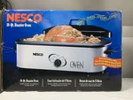 Nesco 18-QT Roaster Oven Stainless Steel / Black Non-stick 4808 Box Clean!. Fixed Price $99.99.