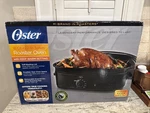Oster Roaster Oven W/ Self-basting Lid Qt Black (CKSTRS18-BSB-W) -new. Fixed Price $115.00.