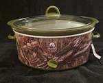 Trappers Peak 7 Qt. 3 Heat Slow Cooker - Mossy Oak Camo. Fixed Price $27.00.