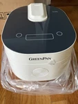 Greenpan Carb Reducing Electric Rice Cooker 8 Cooked / Cream (new). Fixed Price $100.00.