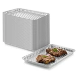 24-PACK Disposable Aluminum Foil Bbq Grill Topper Pan Prevents Food From. Fixed Price $68.92.