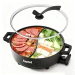 Funpot 6L Electric Hot 1350W Dual-divider. Fixed Price $89.99.