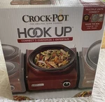 Crock-pot Hook Up SCCPMD2-R Slow Cooker Connectable Qt Round Brand New Red. Fixed Price $99.00.