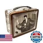 Aquarius Elvis Tv Fun Box - Sturdy Tin Storage With Plastic Handle & Embosse. Fixed Price $39.64.
