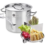 Arc Stainless Steel Tamale Steamer Pot With Easy-fill Water Spout, Seafood 24QT. Fixed Price $120.49.