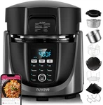 Nuwave Duet Electric Pressure Cooker & Air Fryer Combo, 450 In 1 Slow. Fixed Price $288.53.