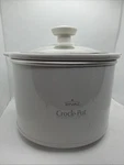 Rival Crock-pot Manual Slow Cooker 1.5 Quart Round Dishwasher Safe SCR151. Fixed Price $25.00.