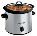 Crockpot Manual 3-QUART Slow Cooker Heat Setting Stainless Steel Finish. Fixed Price $25.13.