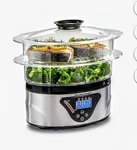 Hamilton Beach Digital Food Steamer 5.5QT New In Sealed Box Model 37530A. Fixed Price $49.96.