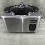 Cuisinart Programmable Slow Cooker 4-QUART PSC-400 Stainless Steel Retired Clean. Fixed Price $57.99.