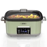 8 Quart Slow 12-IN-1 Programmable Oven Green Sunvivi Roaster Multi-cooker. Fixed Price $209.99.