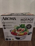 Aroma Electric Shabu Hot Pot *never Used*. Fixed Price $65.00.