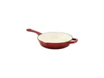 Crock Pot 111980.01 Artisan 10 Inch Enameled Cast Iron Round Skillet, Scarlet.... Fixed Price $42.99.