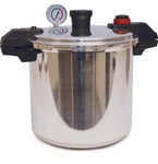 T-fal Pressure Cooker Aluminum Canner, 22 Quart, 3 Psi Settings, Cookwa. Fixed Price $120.00.