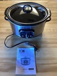 Used Tomo Digital Lcd Programmable Slow Cooker W/ Removable Crock. Fixed Price $27.00.