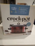 Crock-pot 7 Qt. Carry Programmable Slow Cooker With Sous Vide, Stainless. Fixed Price $59.00.