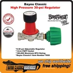 Bayou Classic 30-PSI Replacement Adjustable Regulator For Lpg Propane Appliances. Fixed Price $39.88.