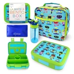 Kinsho Bento Lunch Box And Insulated Bag, Water Bottle Ice Pack Set For Kids.... Fixed Price $49.77.