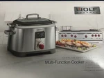 Bnib Wolf Gourmet Programmable Multi-function Slow Cooker W/ Red Knob. Fixed Price $1064.21.