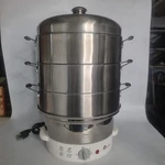Secura 3 Layer Stainless Steel Electric Food Steamer Triple Tier Rare Model. Fixed Price $89.90.
