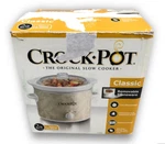 Rival Qt Quart Small Crock Pot Stoneware Slow Cooker Model SCR200 In Box. Fixed Price $59.99.