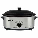 Nesco Porcelain Cookwell Roaster Oven, 6Q. Fixed Price $100.80.