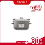 Crock-pot 7-QUART Programmable And Carry Slow Cooker Grey. Fixed Price $64.12.