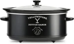 Yellowstone 7QT Slow Cooker With Manual Heat Control, Matte Black. Fixed Price $100.45.