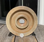 Antique Stoneware Butter Churn Crock Lid Replacement Only 7.25" Farmhouse. Fixed Price $24.99.