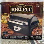 Rival Crock Pot Bbq Pit BB100 Meat Cooker Slow Roast On Countertop! Sealed. Fixed Price $129.99.