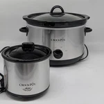 Crock-pot Manual 5-QUART Round Slow Cooker With Little Dipper Food Warmer Silver. Fixed Price $45.00.