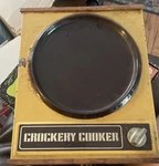 Vintage Cornwall "crockery Cooker" Hot Plate Orange Tested And Working. Fixed Price $15.00.