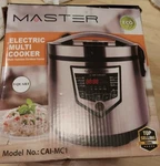 Master Model CAI-MC1 5 Quart Electric Multi Cooker Stainless/black Trim. Fixed Price $42.00.