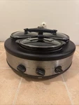 Farberware Triple Crock Slow Cooker. Model# 104559. Used Lightly.. Fixed Price $72.00.