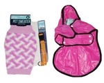 Led Light Dog Orange Collar New Pink Sweater Medium Rain Coat Small Max & Bella. Fixed Price $11.69.