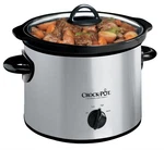 Crock-pot Manual Slow Cooker, Serves 3+ 3-QUART, Stainless Steel. Fixed Price $49.22.