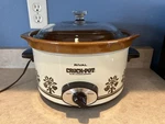 Rival Quart Crock Pot Slow Cooker Stoneware W/glass Lid Model 3154/1. Fixed Price $36.00.