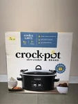 Crock-pot One-touch Control 6-QUART & Carry Slow Cooker, Matte Black. Fixed Price $39.99.
