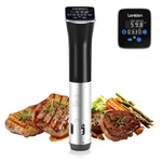 Sous Vide, Lonkion Cooker Machine, Temperature Control, 1100W IPX7. Fixed Price $75.99.