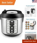 Professional Plus Aroma ARC-5000SB: Multi-functional Rice Cooker & Slow. Fixed Price $83.99.